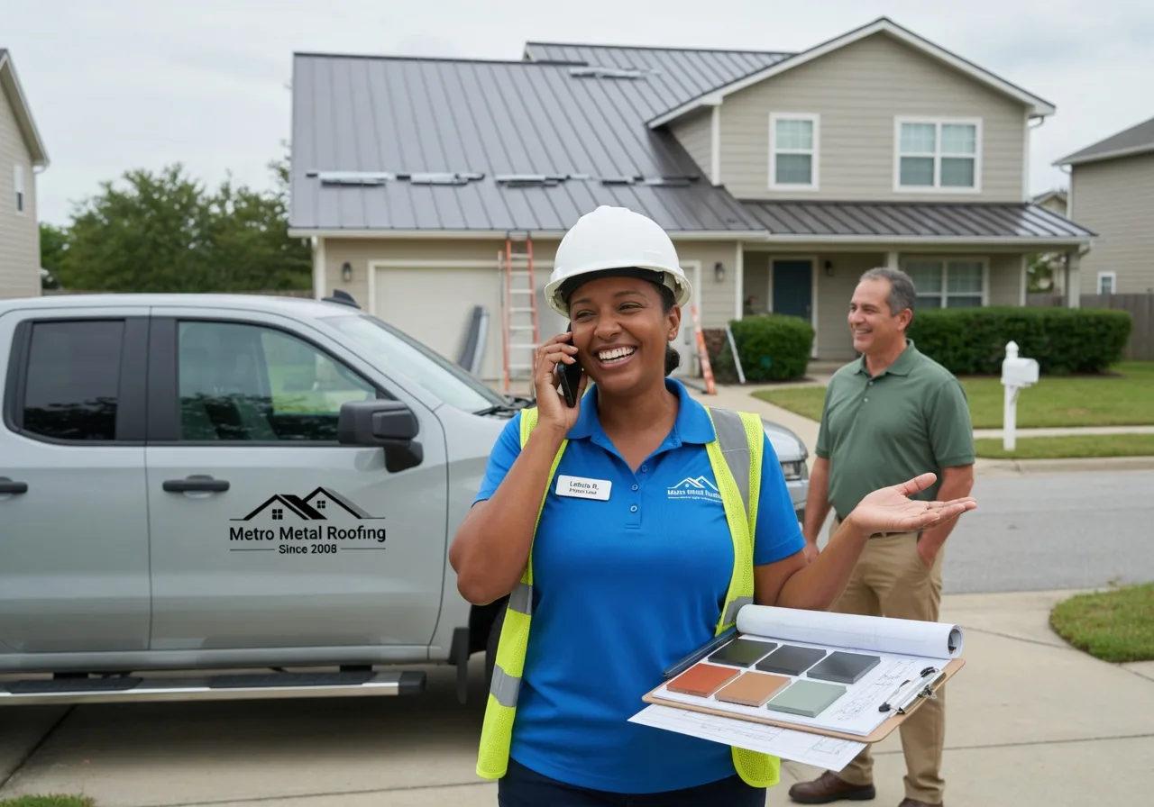 Storm Damage Metal Roof Repair in Grantville, KS